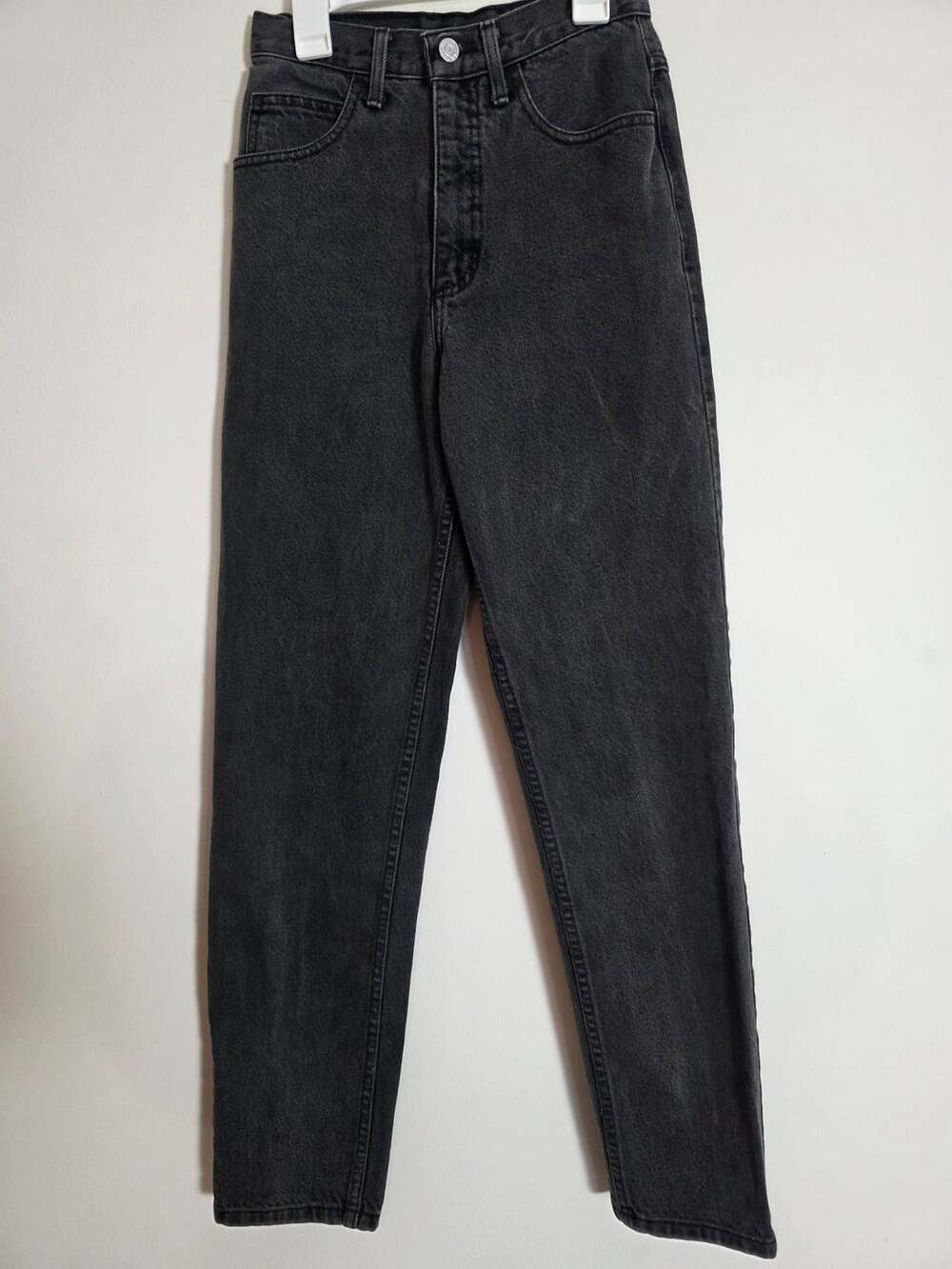 Guess By Georges Marciano Black Washed Straight Leg Jeans Size 27